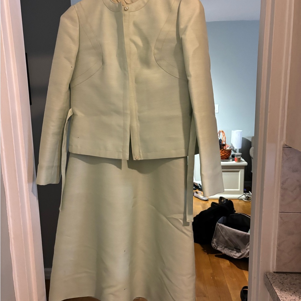 1960’s Vintage Light Green Two-Piece Ensemble